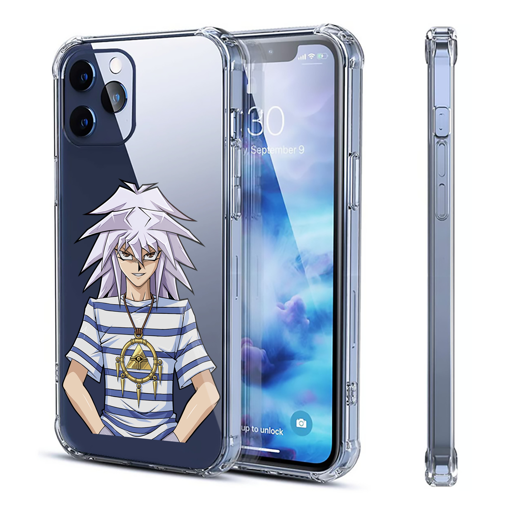 （画像用） 遊☆戯☆王 Yu-Gi-Oh! 【iPhone 12シリーズ対応】透明スマホケース（クリアソフトケース）